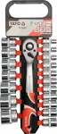 Padrunv&otilde;tmete komplekt padruniga Yato YT-38681, 19 tk, 1/2