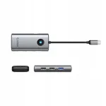 USB-C hub koos USB-A, USB-C PD, HDMI, hall