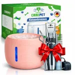 Lemmikloomade joogipudel CarePet 2,5 l LED-valgusega, BPA-vaba, trimmeriga