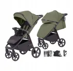 Carrello Bravo Plus k&auml;ru kuni 22 kg lastele, suured rattad, vihmakaitsega