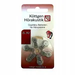 Kottgen Horakustik kuuldeaparaadi patareid 1,45 V, 312, 6 tk