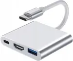 USB-C 3-&uuml;hes dokk 4K HDMI v&auml;ljundiga ja USB 3.0 portidega