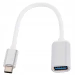 Valge Type-C OTG adapter USB SD CF kaardilugejaga