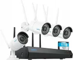 Videovalves&uuml;steem Reolink RLK12-500WB4, 5MP, kahe sagedusega WiFi, NVR 1TB HDD-ga