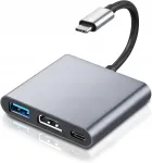 Kolme-&uuml;hes adapter, USB Type-C laadimise adapter