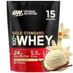 Whey Gold Standard valgupulber 450g vaniljemaitsega Optimum Nutrition