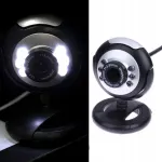 HD veebikaamera mikrofoniga, 360&deg; p&ouml;&ouml;ratav, USB, arvutile ja s&uuml;learvutile