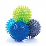 Kummipallide komplekt Spokey, 6,5 x 6,5 cm, sinine ja roheline, 920943