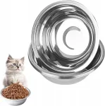 Kasside kausid, roostevabast terasest, 14 cm, libisemiskindlad, 6-osaline komplekt