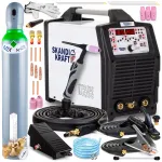 Keevitusinverter SKANDI KRAFT TIG 215 AC/DC MMA, 230V, 200A, jalapedaaliga