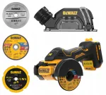 DeWalt DCS438N nurgalihvija, 76 mm, 18 V, harjadeta, akutoitega
