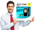 ACCU-CHEK ACTIVE gl&uuml;koosimeeter koos ribade ja FASTCLIX lansetiga