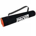 Spordimatt Profit 180x60x0,6 cm musta-oranž, DK 705