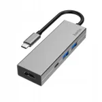 HAMA USB-C multifunktsionaalne adapter, 2x USB-A 3.2, 1x USB-C, 1x HDMI