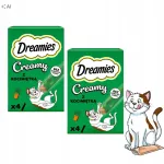 DREAMIES kreemjad kasside maiused kutsikatele, 8 x 10 g