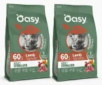 Steriliseeritud kasside toit Oasy SUPERIOR lambalihaga, 2 x 1,5 kg