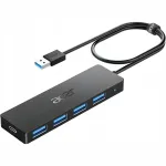 USB jagaja Acer, 4 &uuml;hendust, USB 3.0, ultralame, USB-C toitega