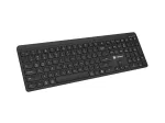 NATEC Tang traadita klaviatuur, vaikne, Bluetooth ja 2,4 GHz, must, US paigutus
