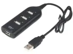 USB-jaotus HUB Slim, 4 pesa, USB 2.0 kaabel