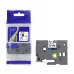 Kleepuv lint Brother P-Touch TZe-241, 18 mm, valge, 8 m, must tr&uuml;kk
