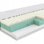 Madrats SLEEPMED COMFORT MEDICAL 160x200, vahtmaterjalist, H2/H3/H4