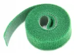 Velcro riba kaablite korrastamiseks, 15 mm x 1 m, GREEN TAPE