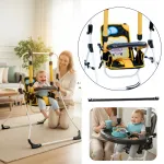 Laste kokkupandavad kiiged 4in1, freestanding, aeda ja koju