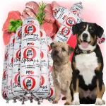 Optimus Canis m&auml;rgtoitude komplekt 10x900g t&auml;iskasvanud koertele lihapulkadega