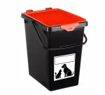 Kuiva s&ouml;&ouml;da &auml;mber kaanega, 10 l, NKL, Poola tootmine
