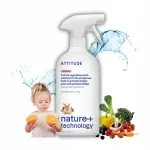 Puuviljade ja k&ouml;&ouml;giviljade pesuvahend Natural Attitude, 800 ml, l&otilde;hnatu, &ouml;koloogiline