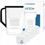Veefilter Wessper D3 SLIM 2,7 l 6 filtriga, sobib k&uuml;lmikusse
