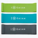 Vastupanutamise kummide komplekt GAIAM, 3 tk, 3 tugevust, 30 x 5 cm