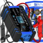 Automaatne auto aku laadija INTMIX LCD-ga, 12V/24V, remondifunktsiooniga