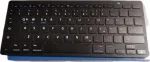 Juhtmevaba Bluetooth klaviatuur, must, US QWERTY, arvutile ja tahvelarvutile
