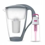 Klaasist kann Dafi CRYSTAL Steel Classic, roosat v&auml;rvi 0,5 l pudeliga