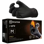Nitrilkindad Mercator GOGRIP PRO, mustad, M suurus