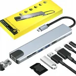 USB-jaotus Renew Force, 8 pesa, HDMI, USB, MicroSD adapter