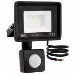 Halogeen LED prožektor liikumisanduriga, valge, k&uuml;lm valge, IP66, 10W