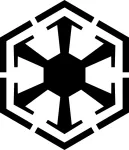 Auto kleebis STAR WARS Sith, 13 x 11,3 cm, taustata