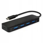 USB jaotur VALUE, 4 pesa, USB-C, 5 Gb/s, USB 3.2 Gen 1