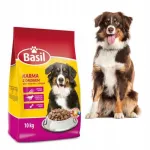 Kuiv koeratoit Basil linnuliha, 10 kg