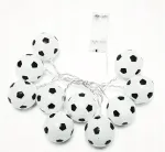 Dekoratiivne girliand 10x LED COTTON BALLS jalgpalli teemaline, 2xAA