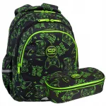 Poiste komplekt: seljakott ja pliiatsitops Coolpack Game Night, 1&ndash;3 klass