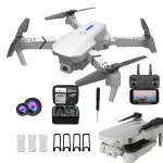 WiFi droon kahe kaameraga, LED, HD 4K, 100 m, 3 akut 1800mAh