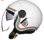 TORC T595 mootorratturi kiiver, valge mustriga, M (54&ndash;56 cm)