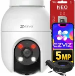 V&auml;lise WiFi-kaamera EZVIZ C8C, 5 Mpx, mikrofoniga, 64 GB kaart, 10 m kaabel