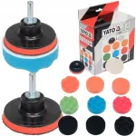 Poleerimissvammide komplekt YATO, 80 mm, M10, 12 tk