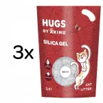 Kassiliiv HUGS by Akinu, valge silikageel, 3 x 3,6 l