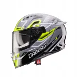 Integraalkiiver CABERG AVALON X Gate, must/kollane fluo/hall, XL suurus