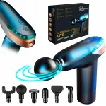 Massaažip&uuml;stol Extralink Massage Gun Lite, 3200 rpm, 6 otsikut